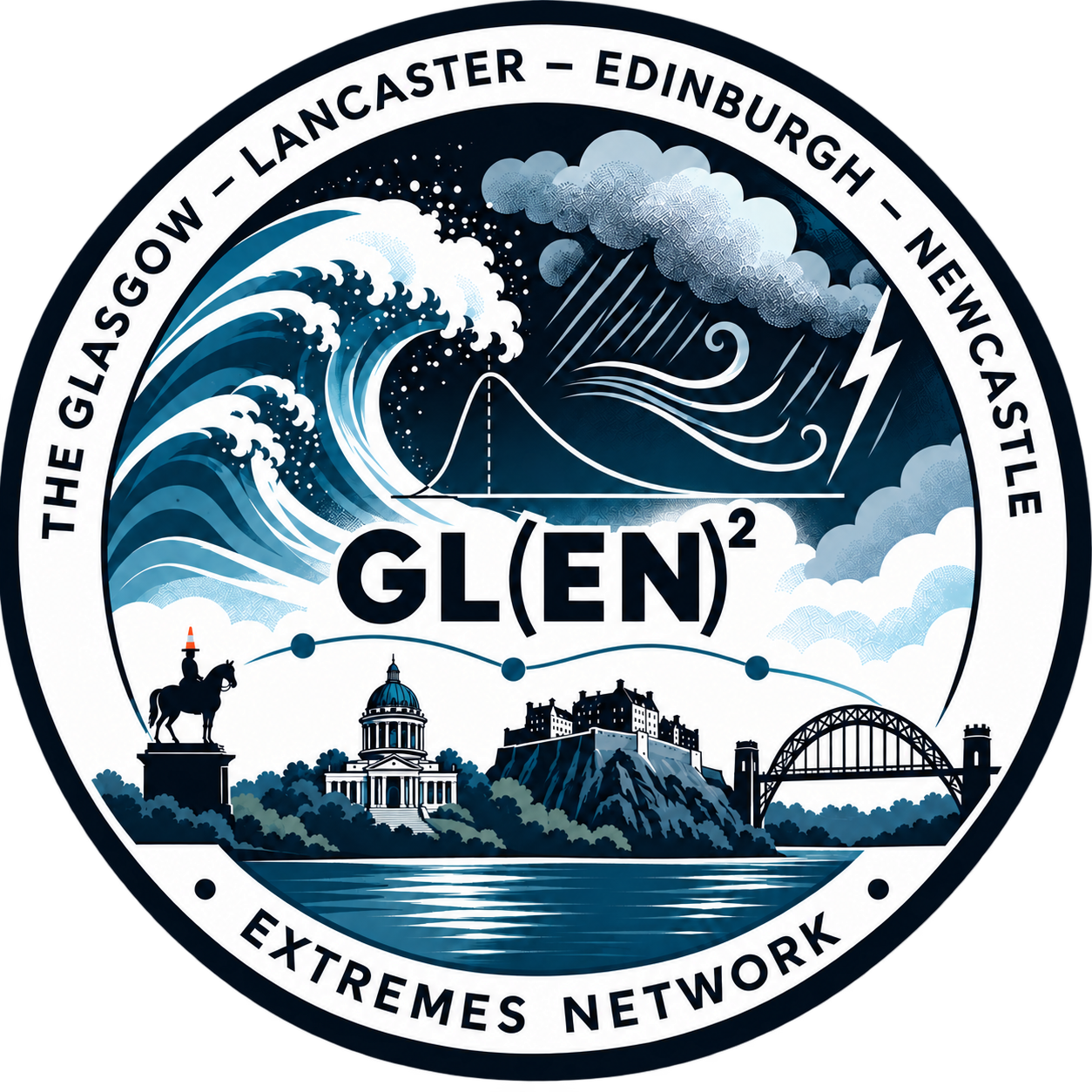 GL(EN)² – Glasgow–Lancaster–Edinburgh–Newcastle Extremes Network